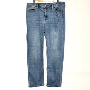 SCOTCH & SODA Amsterdam Straight Leg Mid Rise Stretch Denim Minimalist Normcore